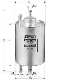 TECNECO FILTERS in9527 -  Топливный фильтр